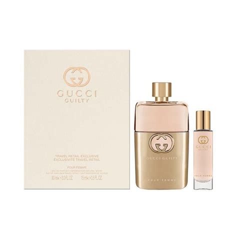 gucci guilty travel collection.